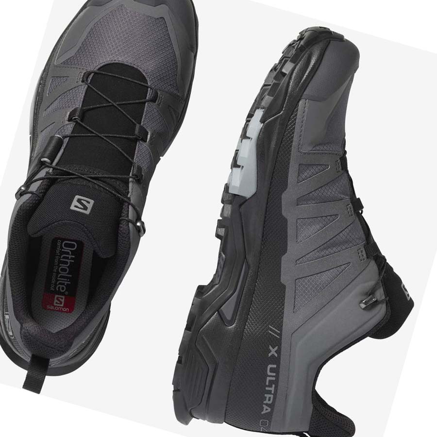 Salomon X ULTRA 4 GORE-TEX Erkek Yürüyüş Ayakkabısı Gri | TR 3593RVD